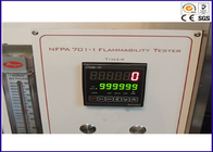 生地NFPA 701テスト方法1のための実験室の火の試験装置