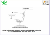 10-30CPM家具/椅子のあと振れ止めの後方の耐久性のテスターQB/T2280-2007