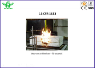 実験室16のCFR1632マットレスおよびマットレス パッドの燃焼性の試験装置