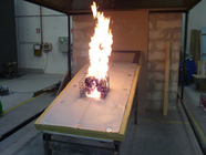 ASTM E108の屋根の木製の焼却のための外的な露出の火の試験装置
