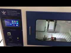 単一の炎源を持つ建材の炎易性試験機械 ISO 11925-2