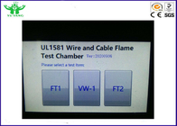 UL1581ワイヤーおよびケーブルの火テスト部屋ワイヤー試験装置