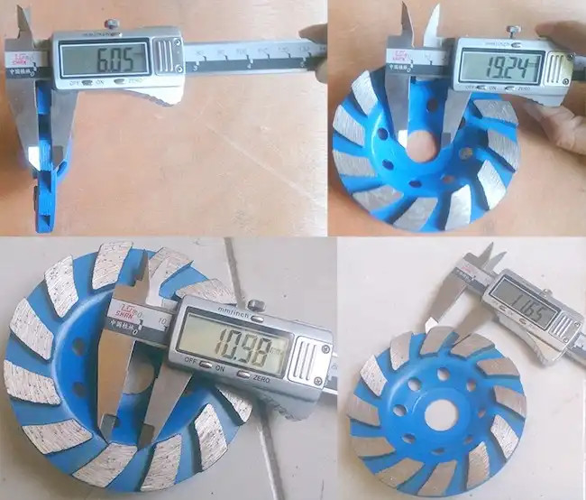 高性能コンクリート床磨き機 220V 320 Rpm 3つの磨きプレート