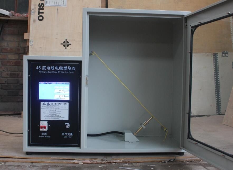 60v/600v単心ワイヤーとの実験室の火の試験装置Iso 6722-1