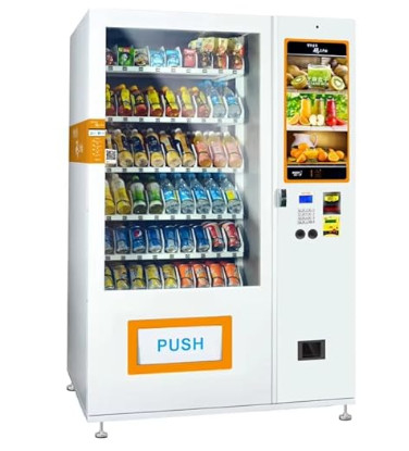 コンパクトなポータブル自動販売機 簡単にどこにでも設置できます 小規模な店舗に適しています
