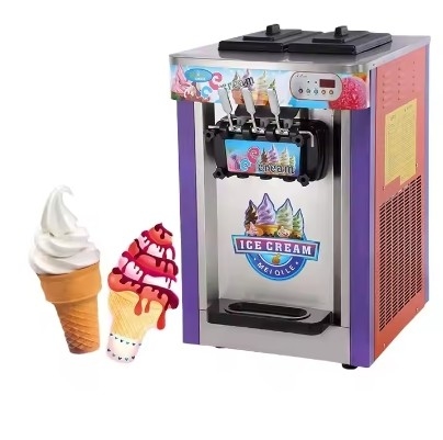 アップグレード アイスクリーム生産 フロア スタンド 13L 三頭自動販売機