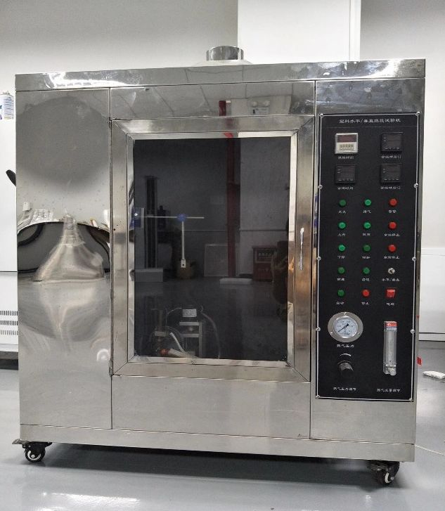 UL94 燃焼性試験装置 水平および垂直燃焼チャンバー 消費者向け電気デバイスのプラスチック材料用