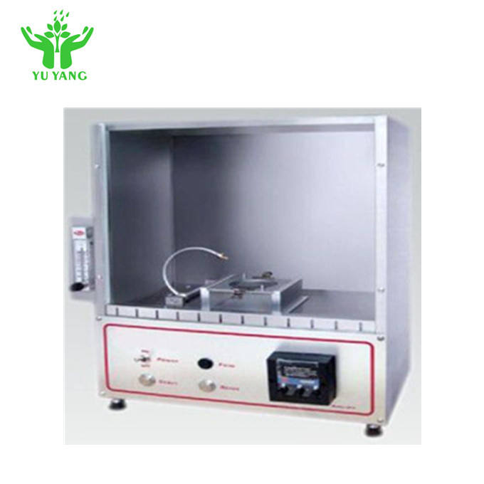 ASTM D4151 70mmx70mmのサンプルと16mmの炎の長さの火力試験装置を備えた毛布の炎症性試験器