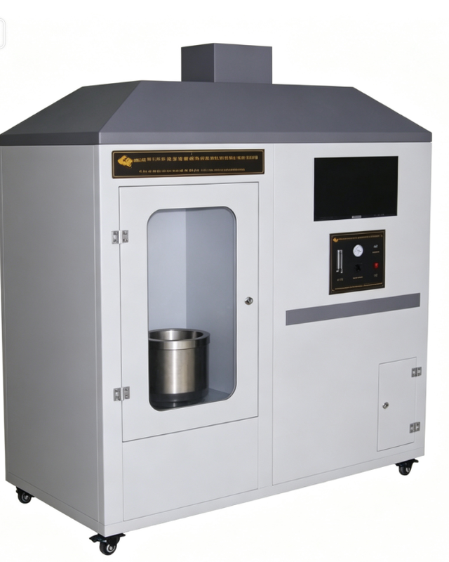 UL94 プラスティックゴム電子材料の試験温度 0 〜 500 °C,調整可能な空気流量,温度精度 ± 1 °C の炎易性試験器